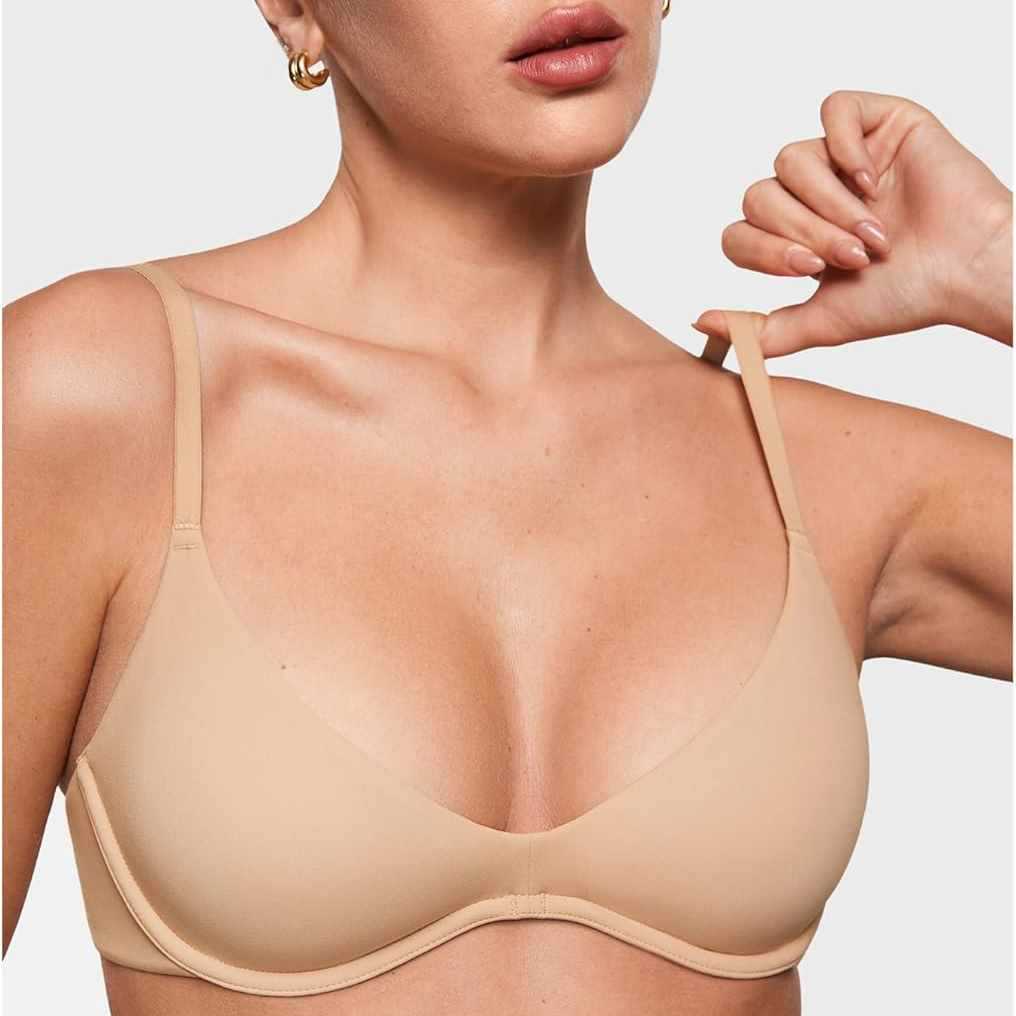 Plunge Bra Push Up - Женский бесшовный бюстгальтер без косточек с