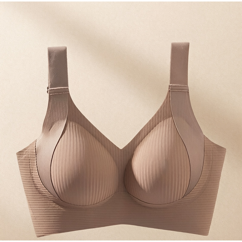 Cotton Bra Everyday - Новинка! Женское бесшовное тонкое белье больших