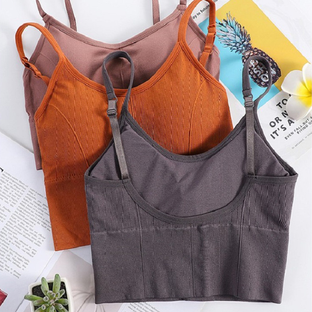 Sports Bra Racerback - Беспроводной бесшовный бюстгальтер для йоги, 1