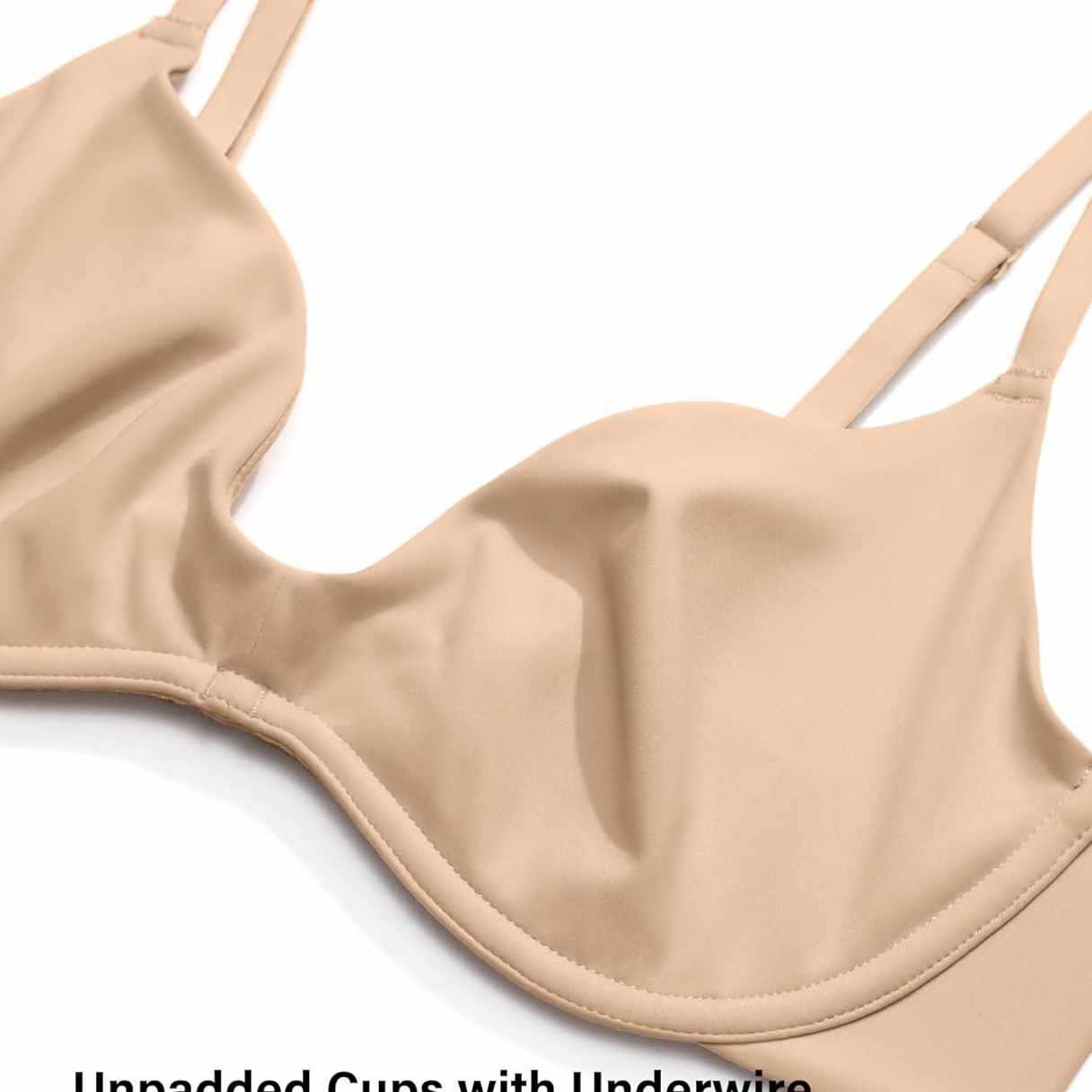 Женский бесшовный бюстгальтер  – обзор и цена Plunge Bra Push Up